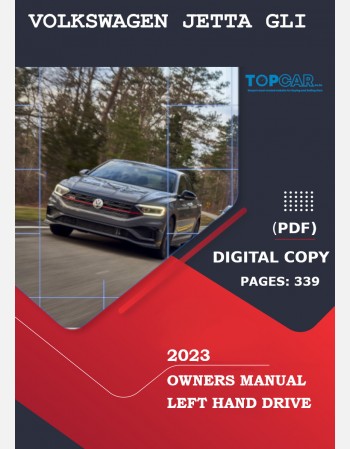 volkswagen jetta gli 2023 owners manual